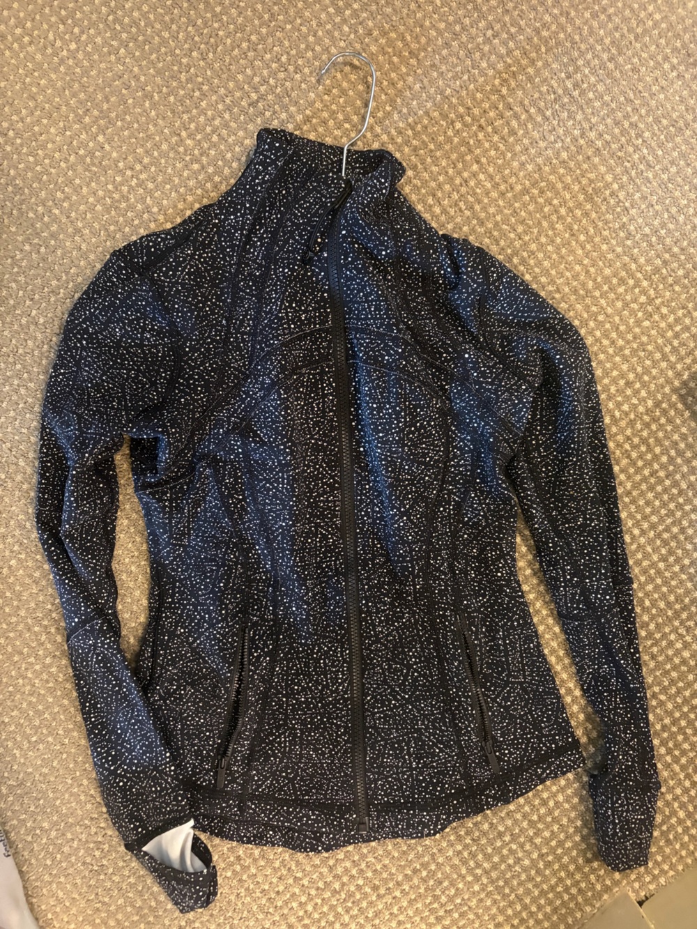 lululemon athletica Black Speckle-Print Jacket